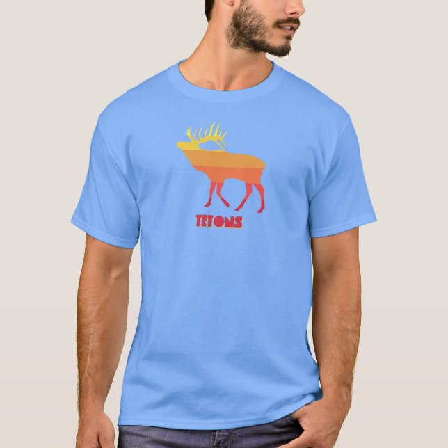 Camiseta Tetons Elk (Anverso)
