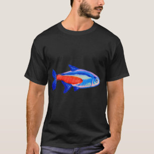 Camiseta Tetra azul y rojo