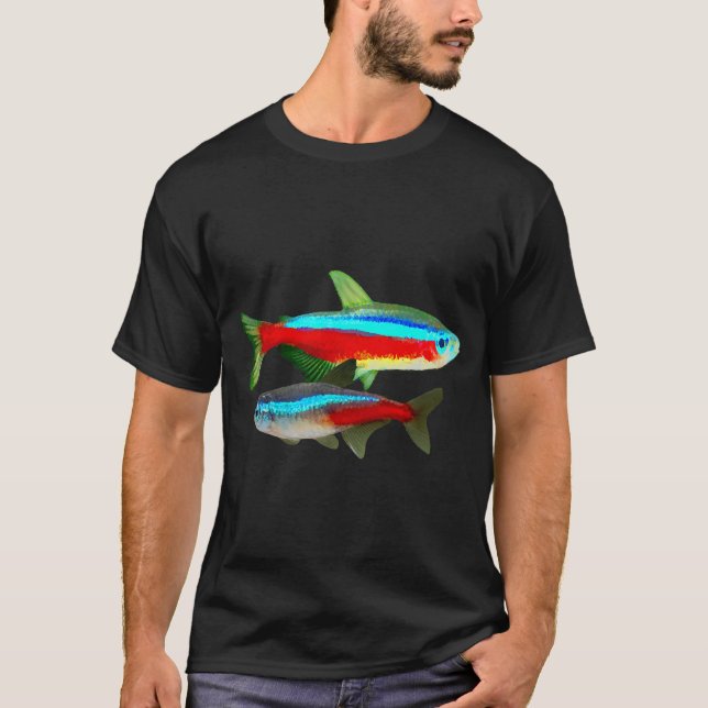 Camiseta Tetra Netra Aquarium Fish Tank (Anverso)