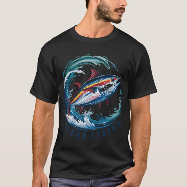 Camiseta Tetra Verde Pez (Anverso)