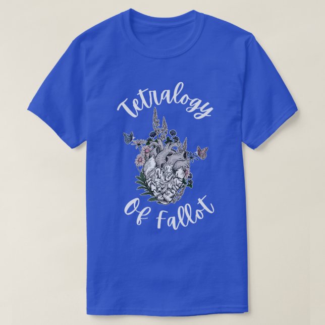 Camiseta Tetralogía de Fallot Enfermera diaca anatómica del (Diseño del anverso)