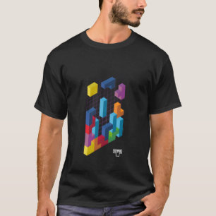 Camiseta Tetris 3D Game Art