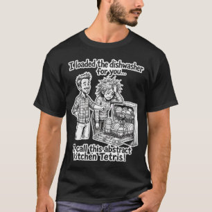 Camiseta Tetris de lavavajillas para parejas