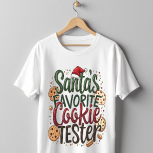 Camiseta Tetser de galletas favoritas de Santa María