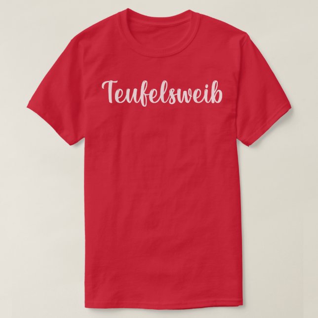 Camiseta Teufelsweib, Grunge de hadas, mujeres traviesas Ta (Diseño del anverso)