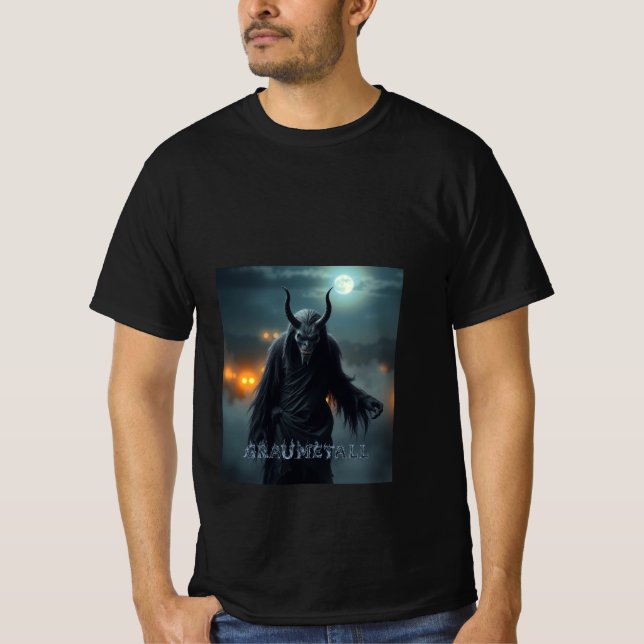 Camiseta Teuflisch und mit langem Fell Teufel Graumetall (Anverso)