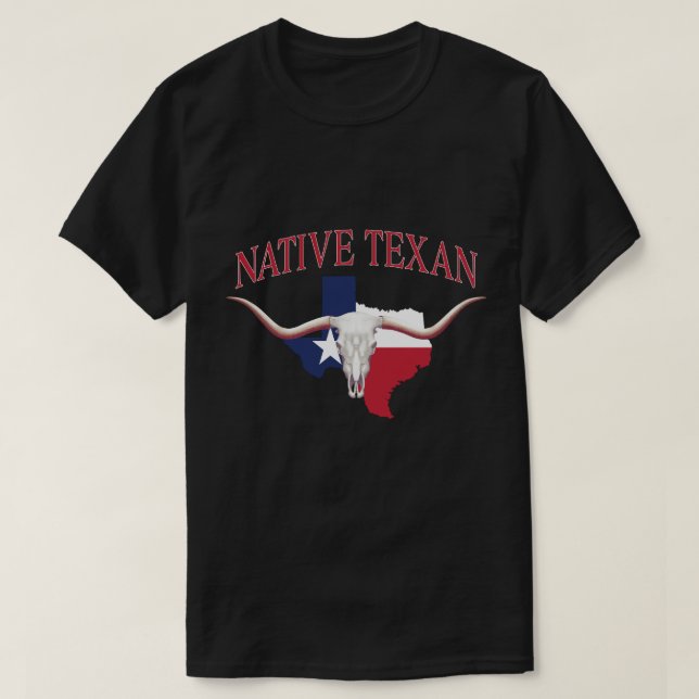 Camiseta Texan nativo (Diseño del anverso)