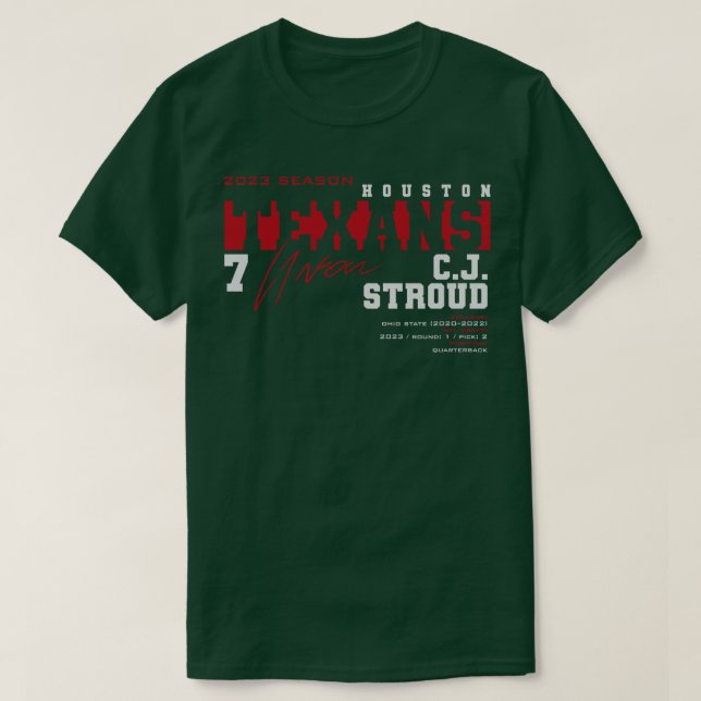 Camiseta Texans de CJ Stroud 2023 (Diseño del anverso)