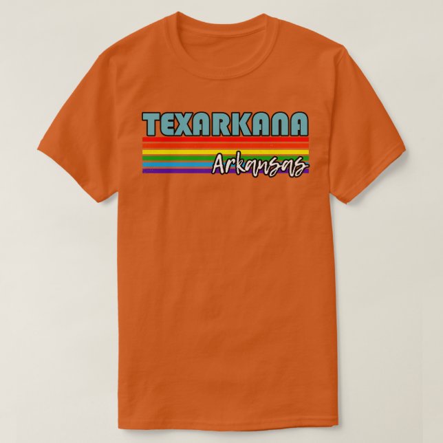 Camiseta Texarkana Arkansas Orgullo Texarkana regalo LGBT L (Diseño del anverso)