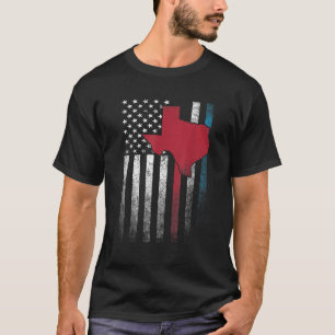 Camiseta Texas 4 de julio Bandera Estadounidense Hombres Pa