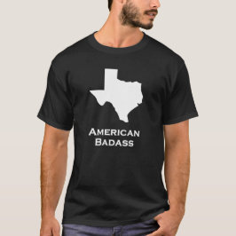Camiseta Texas American Badass