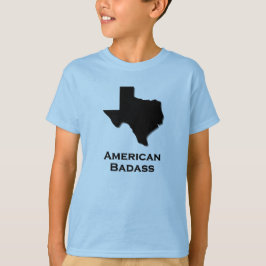 Camiseta Texas American Badass black