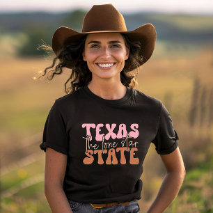Camiseta Texas Antiguo el estado de la estrella solitaria