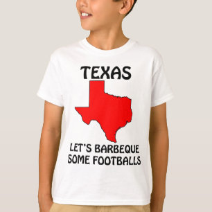 Camiseta Texas - Asamos algunas pelotas de fútbol