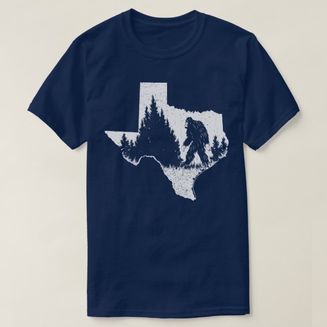 Camiseta Texas Bigfoot (Diseño del anverso)