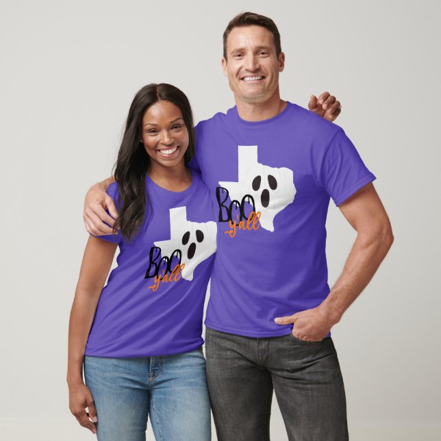 Camiseta Texas Boo Y'all Halloween (Unisexo)