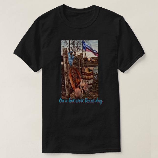 Camiseta Texas caliente (Diseño del anverso)