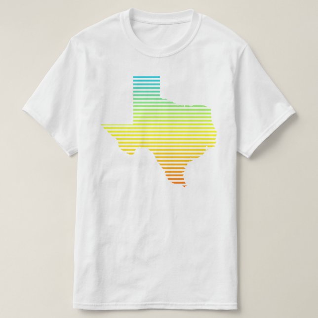 Camiseta texas chill fade (Diseño del anverso)