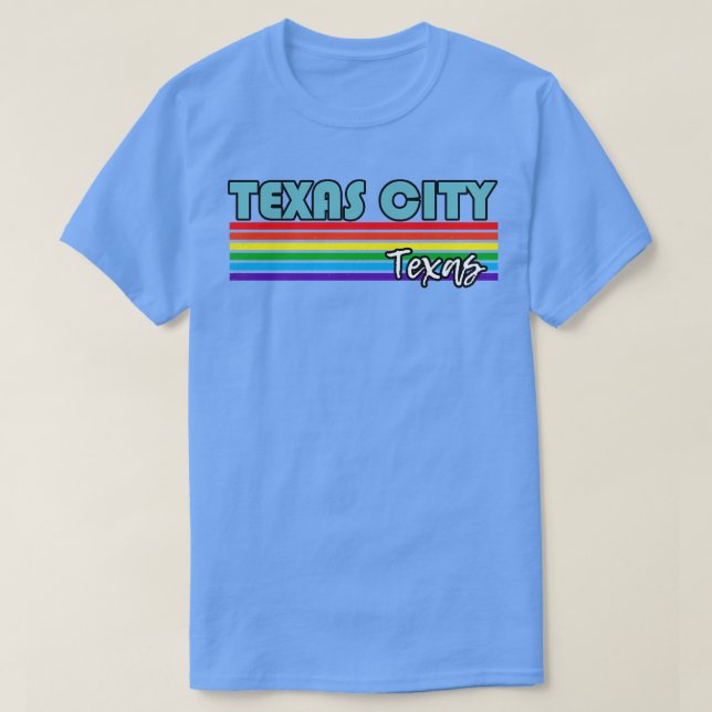 Camiseta Texas City Texas Pride Texas City LGBT Regalo LGBT (Diseño del anverso)