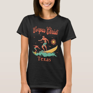 Camiseta Texas Corpus Christi Tx Surfista Surfing Pesca Mue