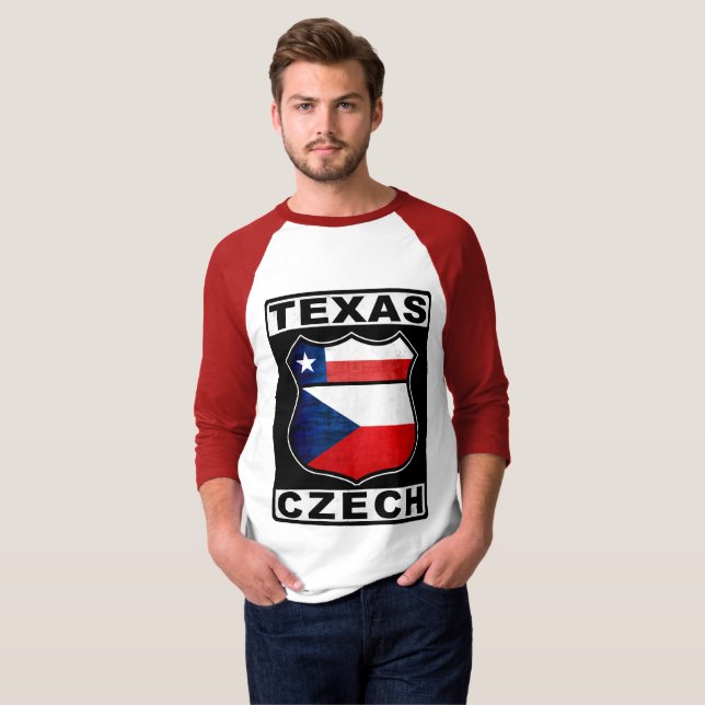 Camiseta Texas Czech American (Anverso completo)