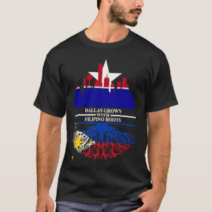 Camiseta Texas Dallas Mitino Filipino Roots Dallasite Phili