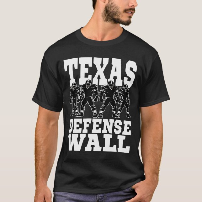 CAMISETA TEXAS DEFENSE WALL - DALLAS FOOTBALL (Anverso)