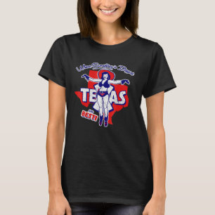 Camiseta Texas Donde Todo Es Más Grande Y La Mejor Vina