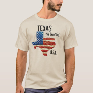 Camiseta TEXAS el hermoso EE. UU.