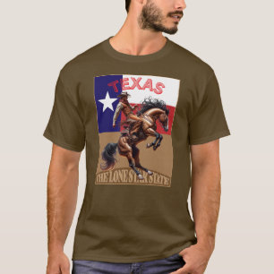 Camiseta Texas, el solitario estado estrella