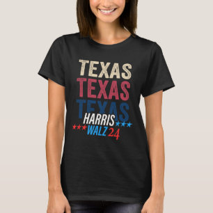 Camiseta Texas For Kamala Harris Tim Wheimer 2024 Retro