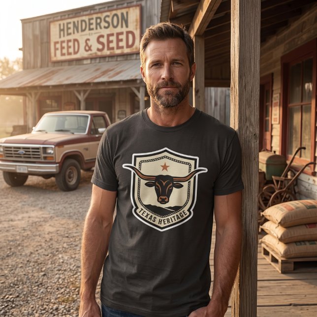 Camiseta Texas Frontier Heritage Badge (Subido por el creador)