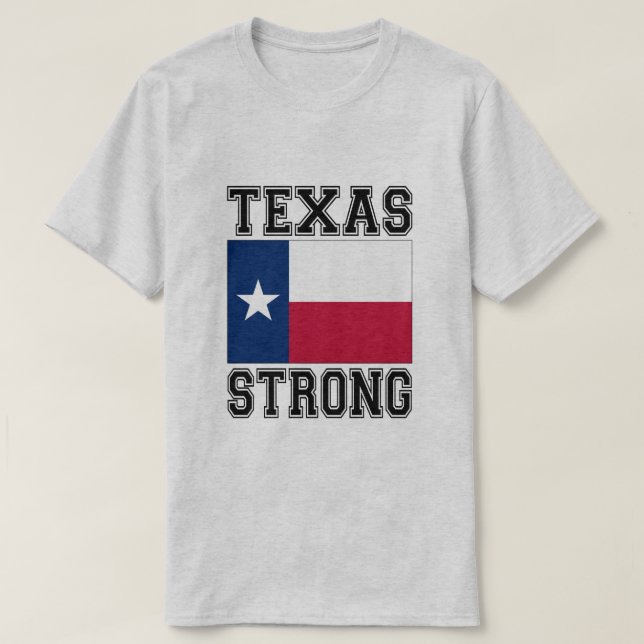Camiseta Texas Fuerte (Diseño del anverso)