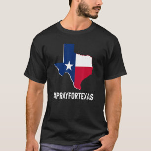 Camiseta Texas: Fuerte Reza Por Mapa De Bandera Infantil De