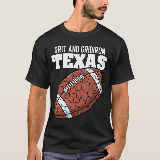 CAMISETA TEXAS GRIT AND GRIDIRON - DALLAS FOOTBALL (Anverso)
