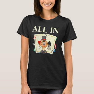 Camiseta Texas Holdem ALL Go IN Poker Player Poker Casino P