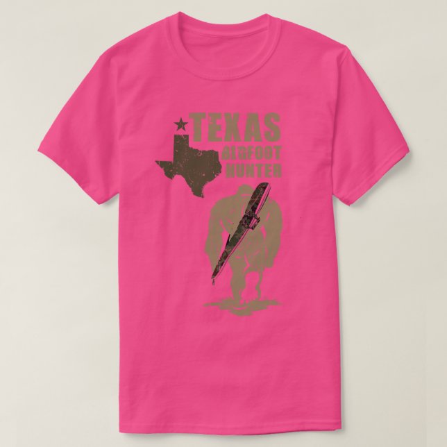 Camiseta Texas Hunter Retro Vintage (Diseño del anverso)