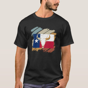 Camiseta Texas Huston San Antonio Howdy Longhorn Rodeo Ala