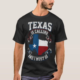 Camiseta Texas llama y debo irme