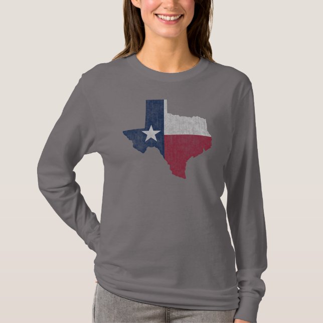 Camiseta Texas Lone Star Vintage Austin Dallas Houston (Anverso)