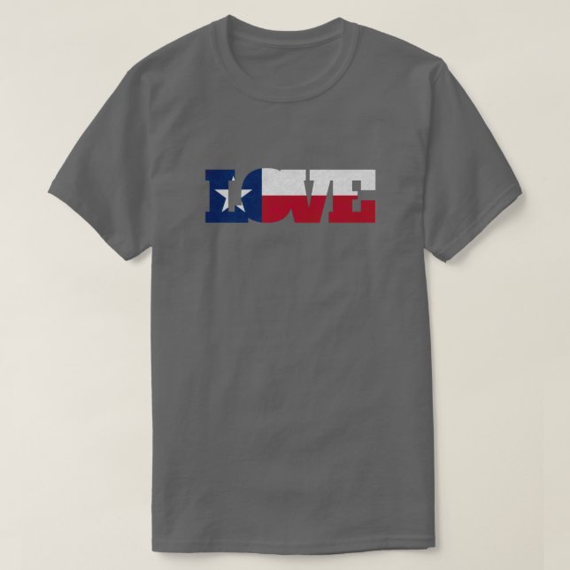 Camiseta Texas Love T-Shirt (Diseño del anverso)