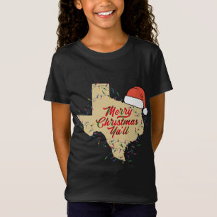 Camiseta Texas Merry Christmas Fiesta Yall Familia Matanza 