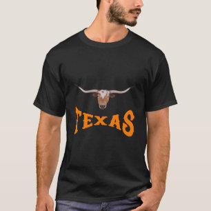 Camiseta Texas Name With Longhorn Sr'S Head