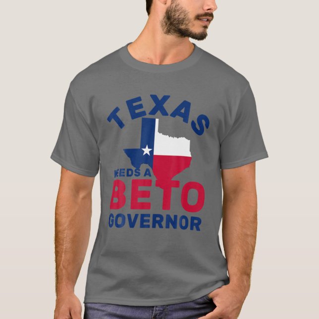 Camiseta Texas necesita un gobernador de Beto - O'rourke 20 (Anverso)