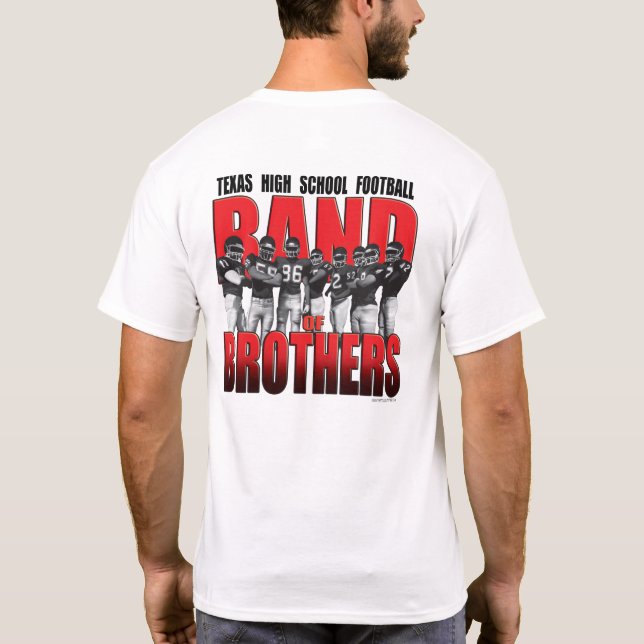 Camiseta Texas Outfitters HS Football "Band of Brothers" T- (Reverso)