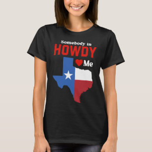 Camiseta Texas Para Ella Texan TX Dallas Howdy Longhorn