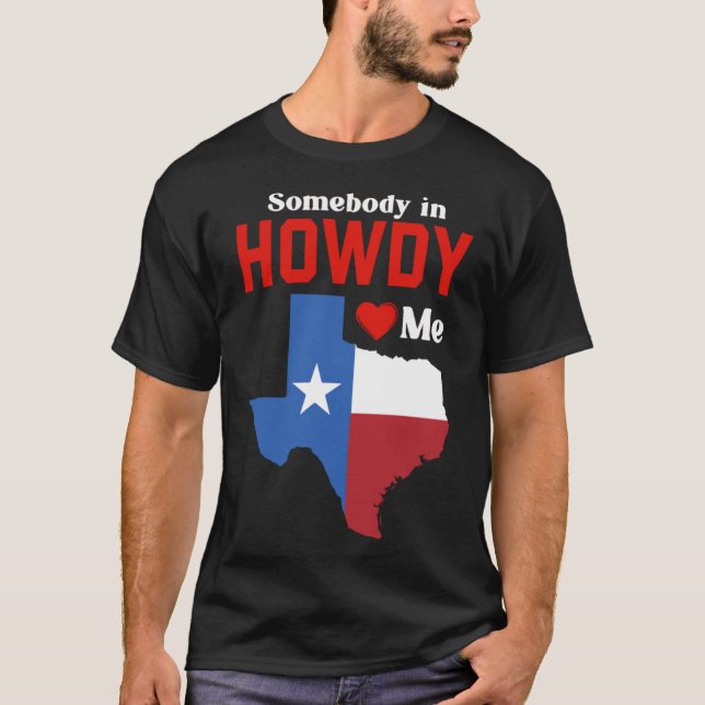 Camiseta Texas Para Ella Texan TX Dallas Howdy Longhorn (Anverso)