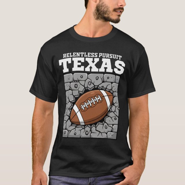 CAMISETA TEXAS PERSECUCIÓN IMPLACABLE - FÚTBOL DE DALLAS (Anverso)