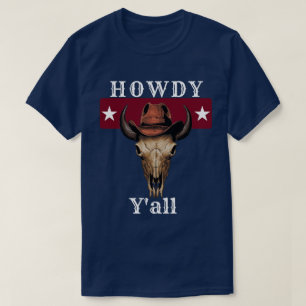 Camiseta Texas Popular diciendo Howdy Y'all