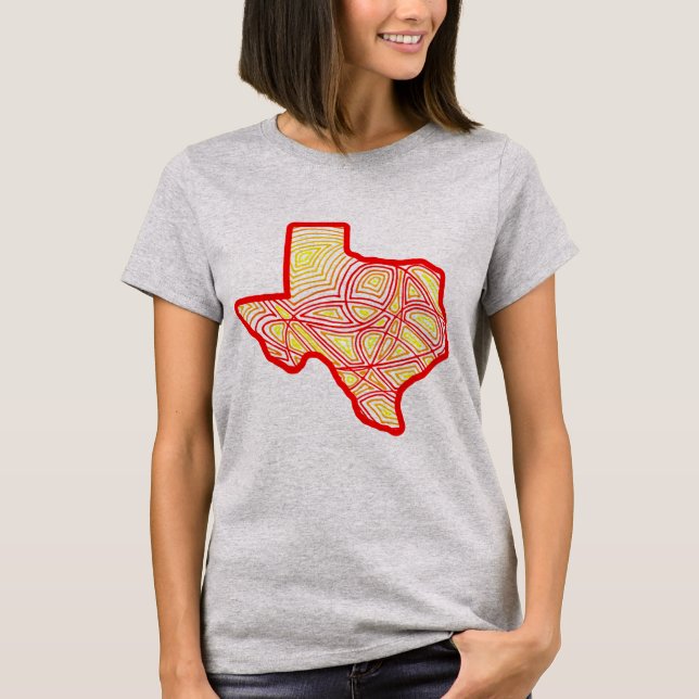 Camiseta Texas Scribbleprint (Anverso)